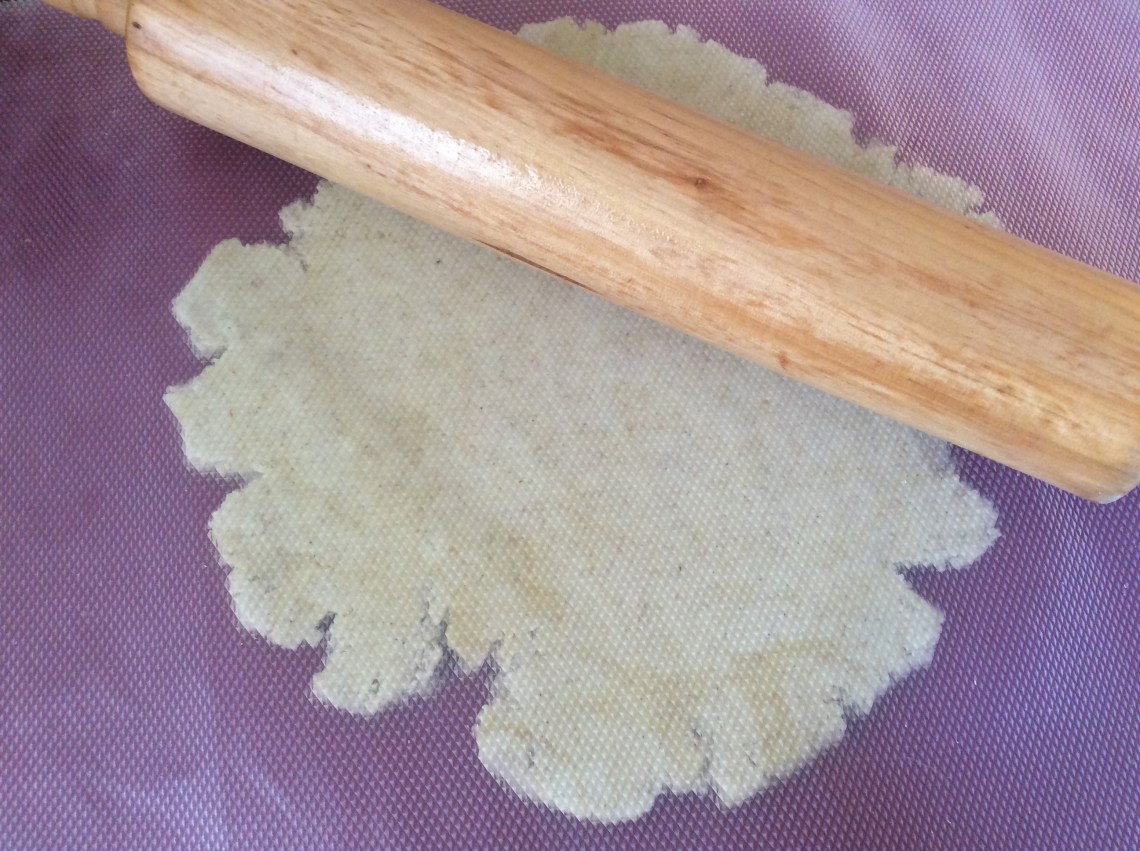 comment étaler facilement une pâte sans gluten, étape 1