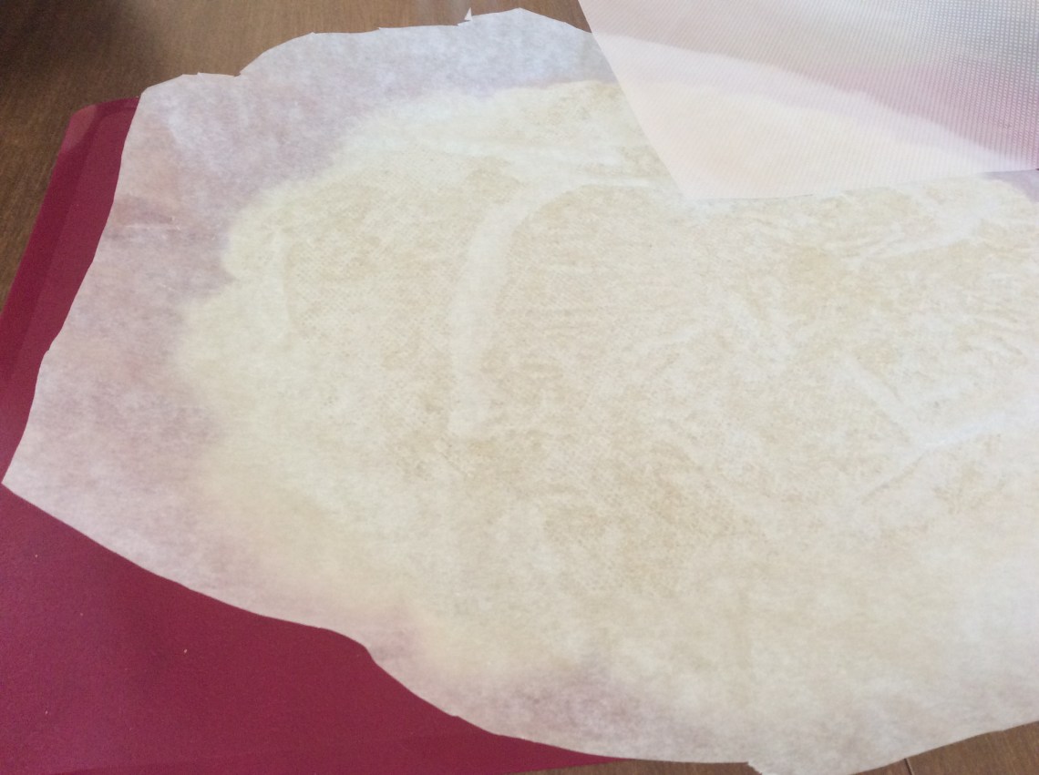 comment étaler facilement une pâte sans gluten, étape 3